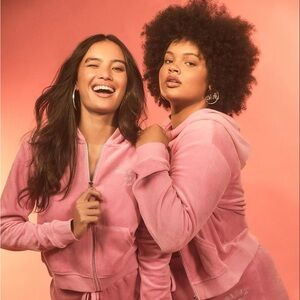 Juicy Couture x Forever 21 Bling Rhinestone Velour Hoodie